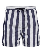 BS Bahia Regular Fit Badeshorts - Navy/White