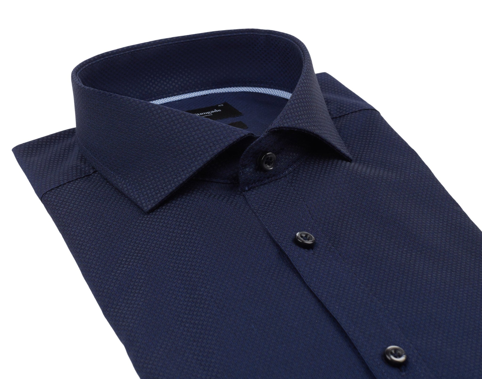 BS Zinchenko Modern Fit Skjorte - Dark Blue