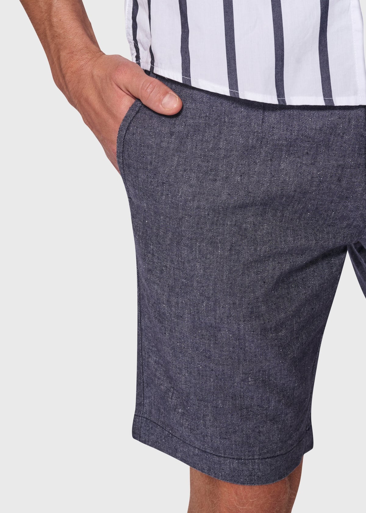BS Zinman Regular Fit Shorts - Navy