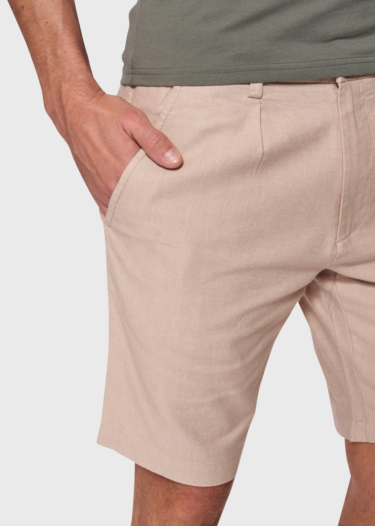 BS Zinman Regular Fit Shorts - Sand