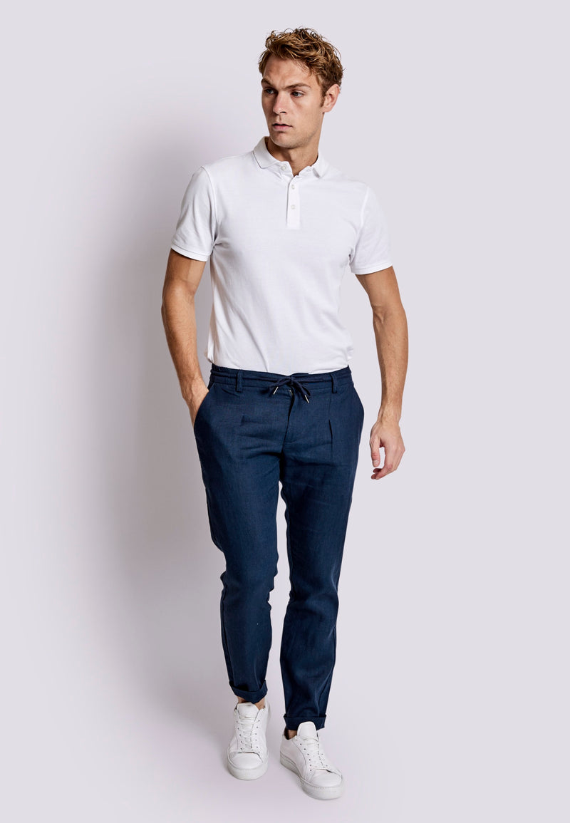 BS Raul Slim Fit Chinos - Navy