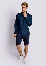 BS Bilbao Casual Modern Fit Skjorte - Navy