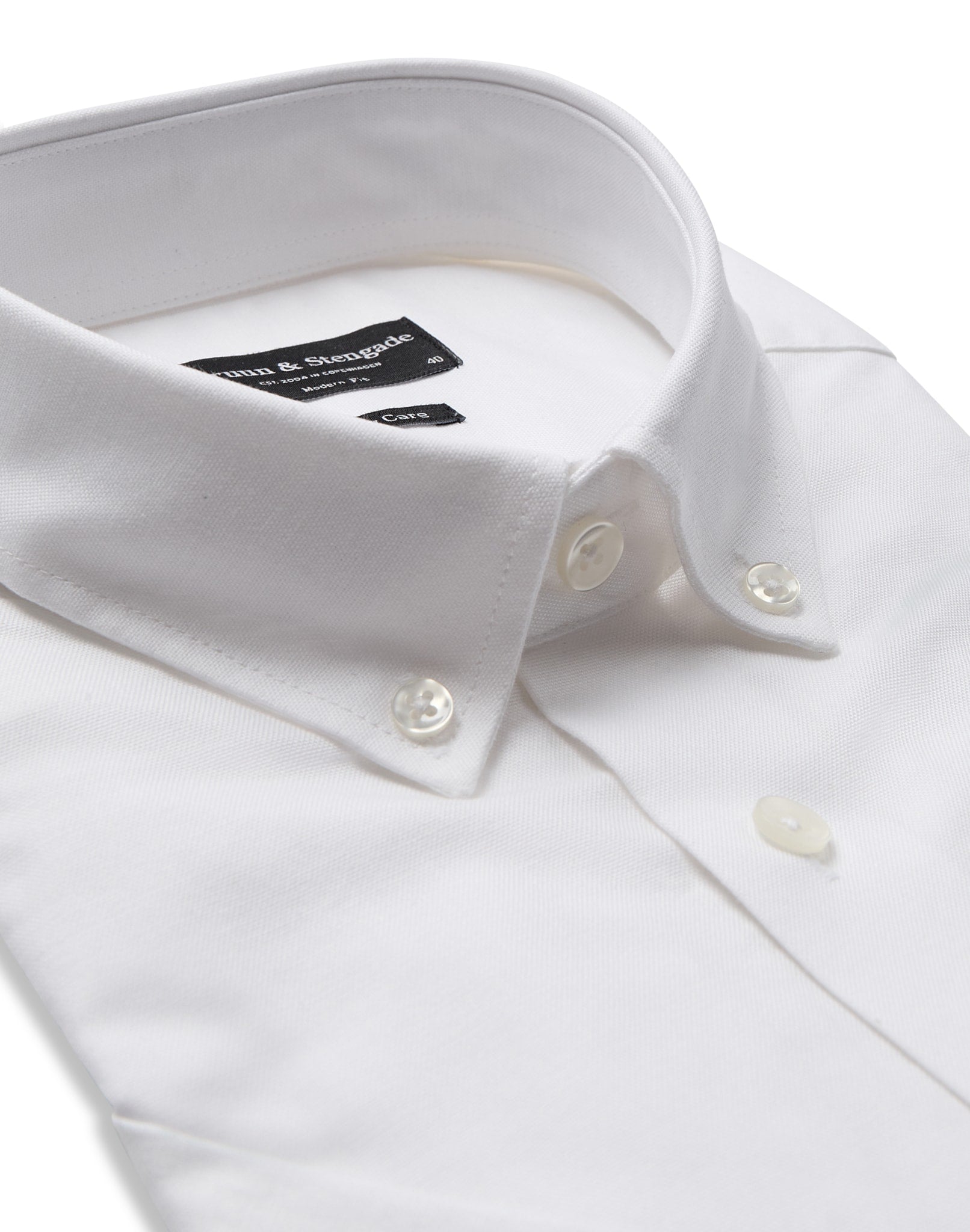 BS Tillman Modern Fit Kortærmet Skjorte - White