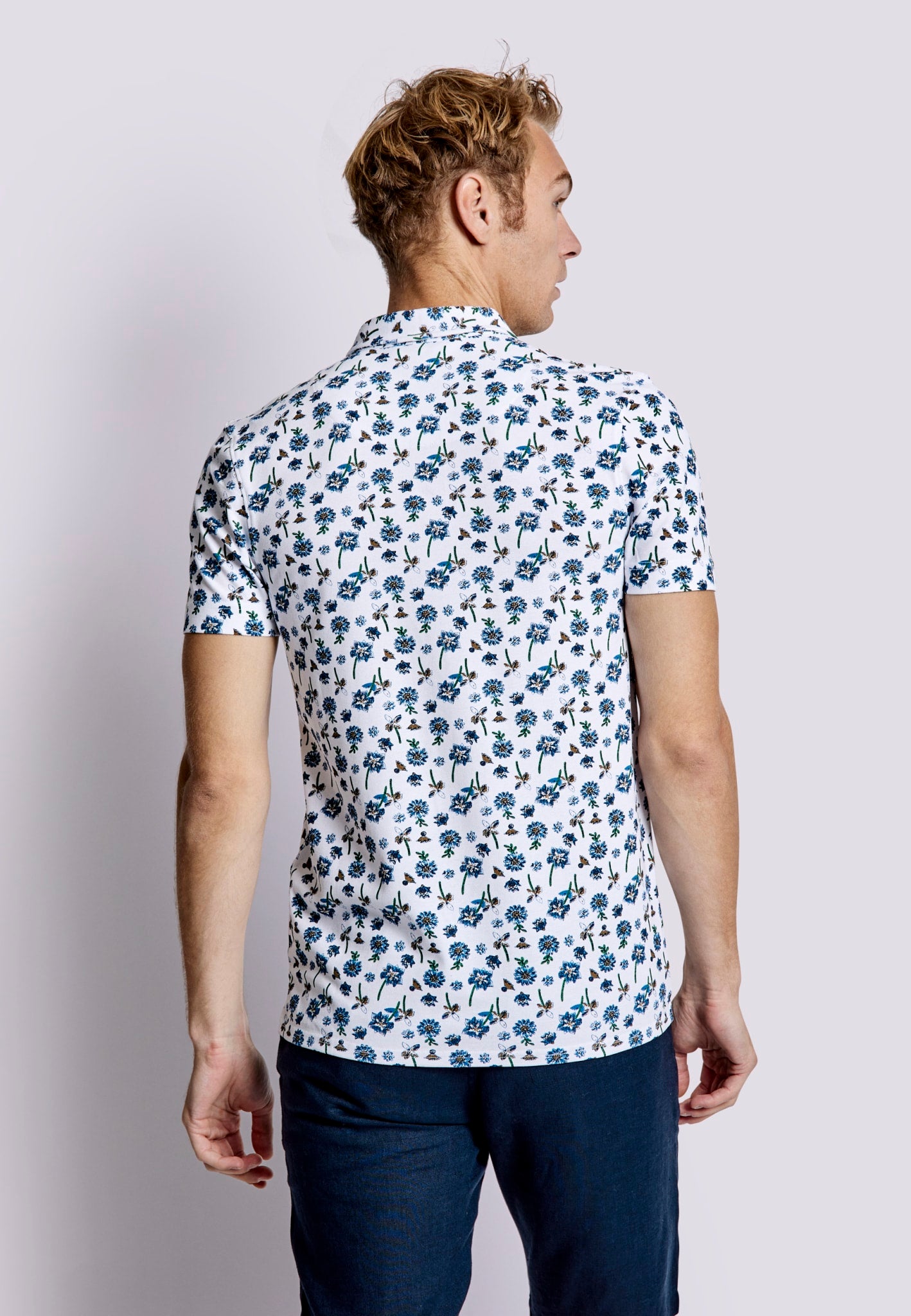 BS Rocky Regular Fit Piké - White