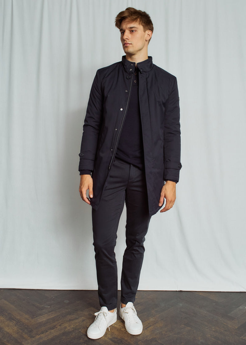 BS Bedford Slim Fit Frakke - Navy