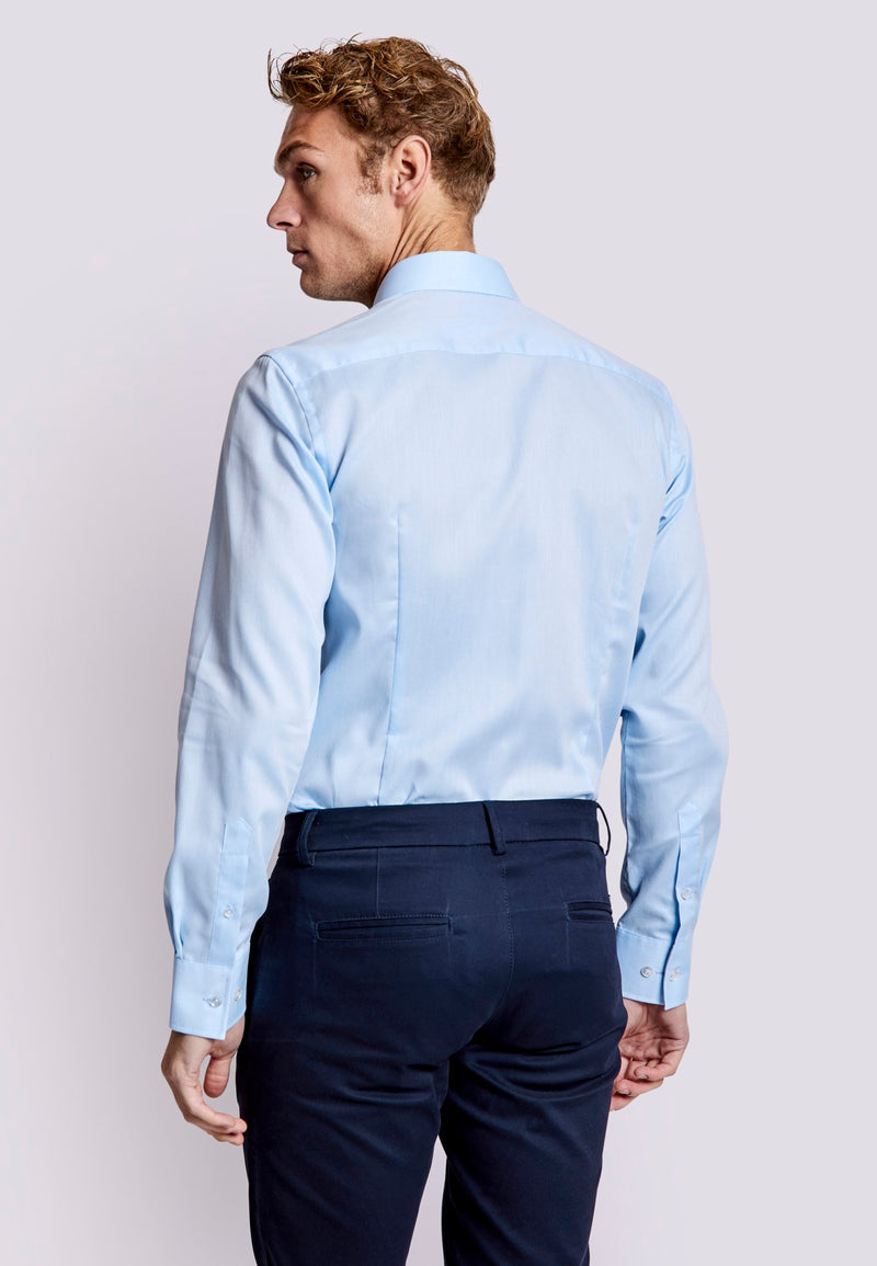 BS King Slim Fit Skjorte - Light Blue