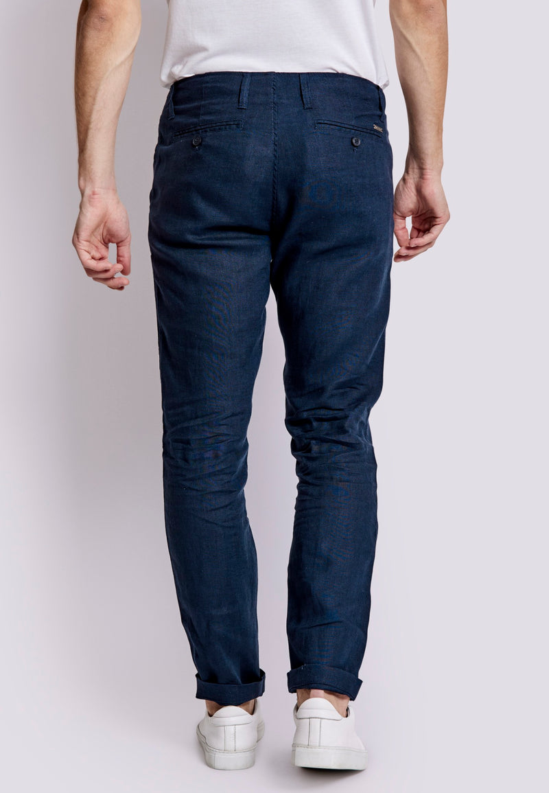 BS Enrique Slim Fit Chinos - Navy