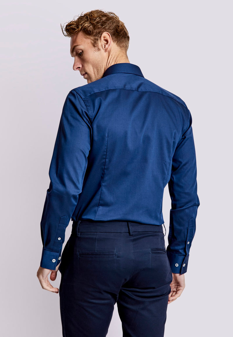 BS Totti Modern Fit Skjorte - Navy