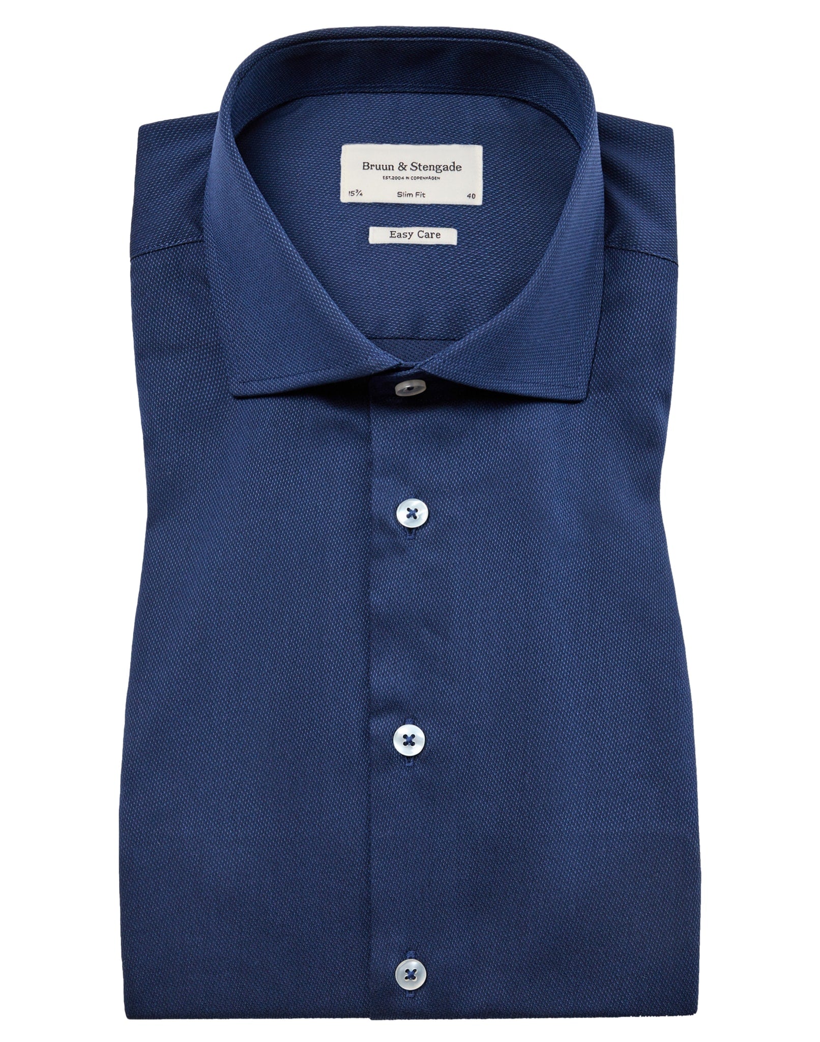 BS Colman Slim Fit Skjorta - Marinblå