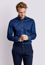 BS Totti Modern Fit Skjorte - Navy