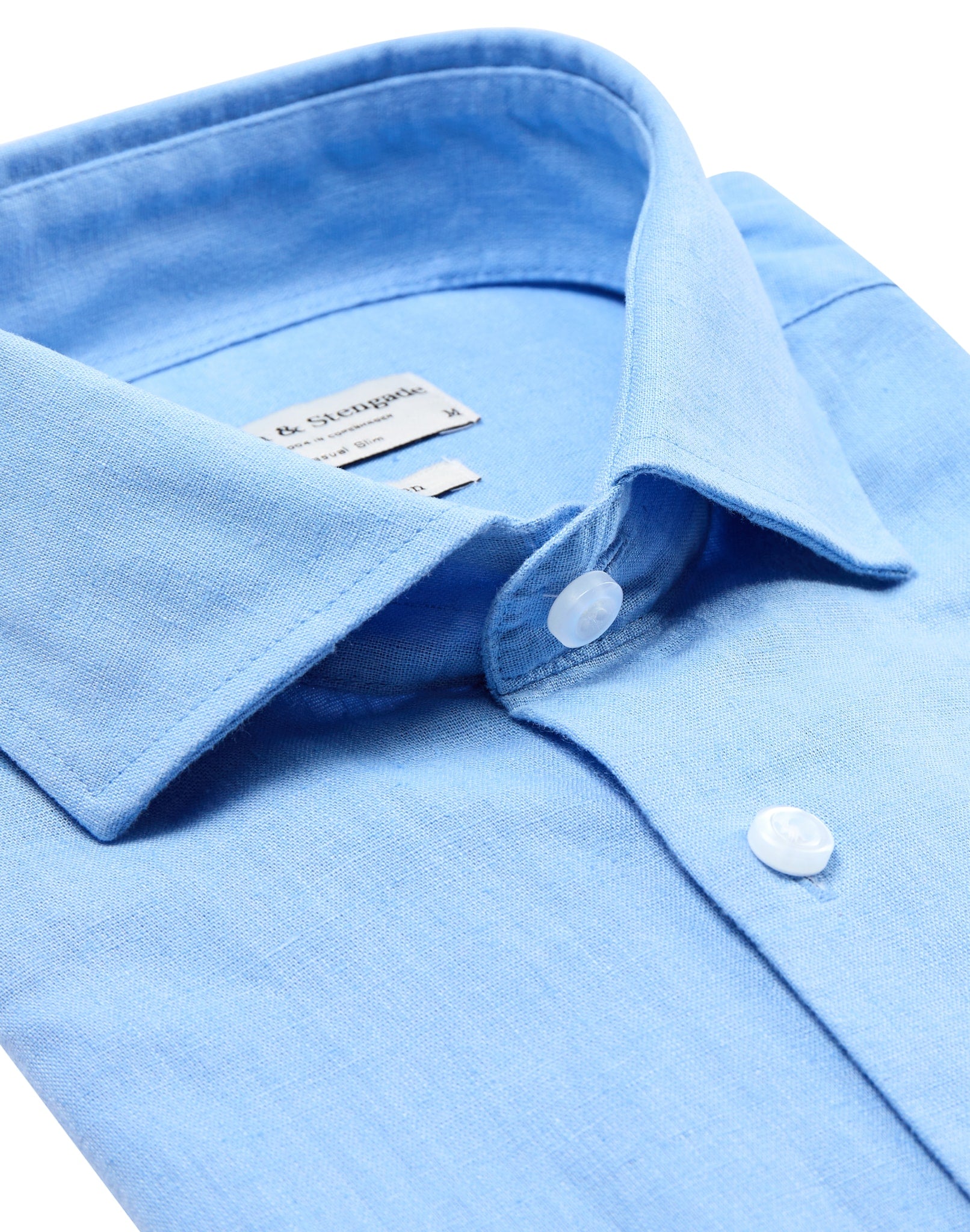 BS Ferrol Casual Slim Fit Skjorta - Light Blue