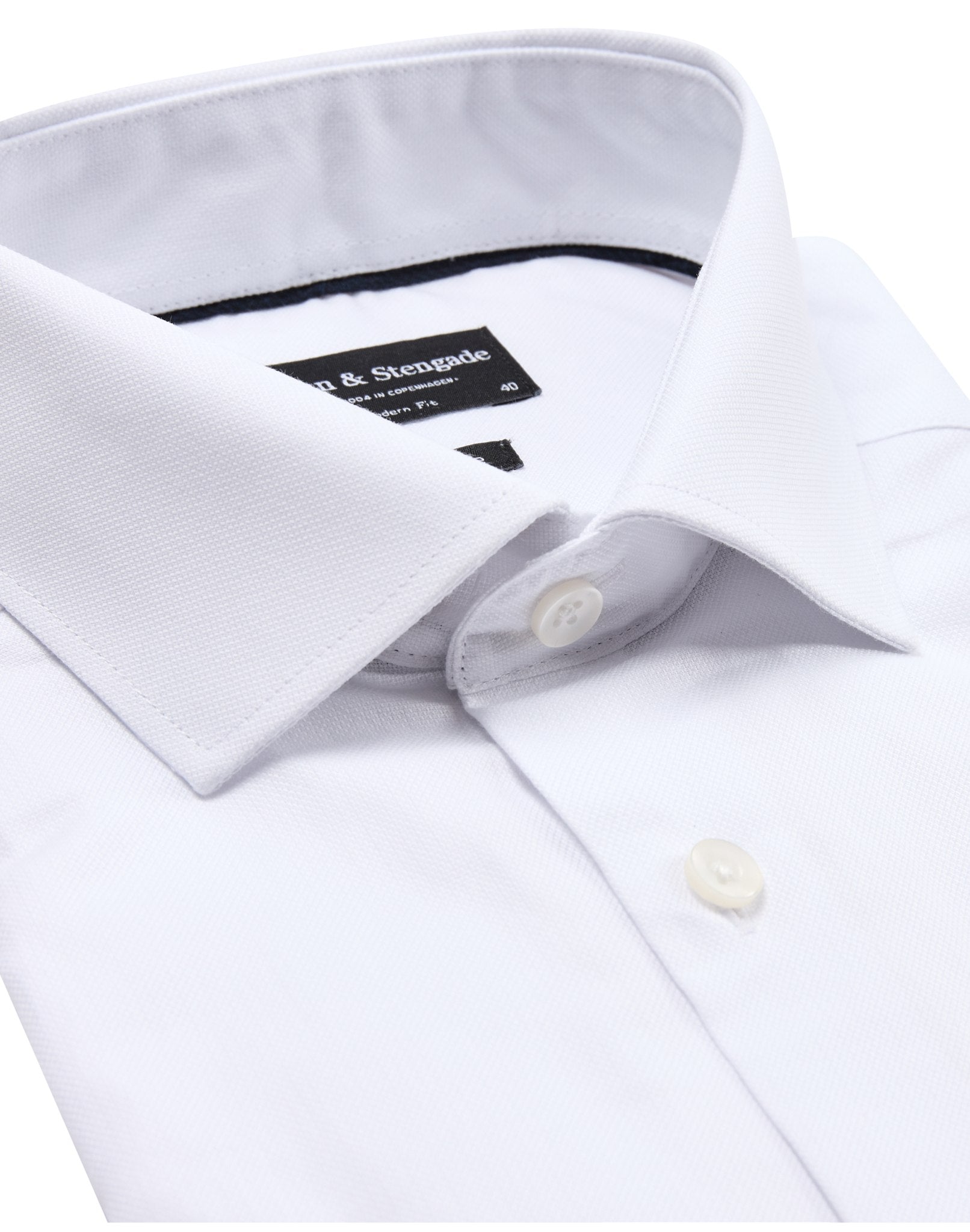 BS Percie Modern Fit Skjorte - White