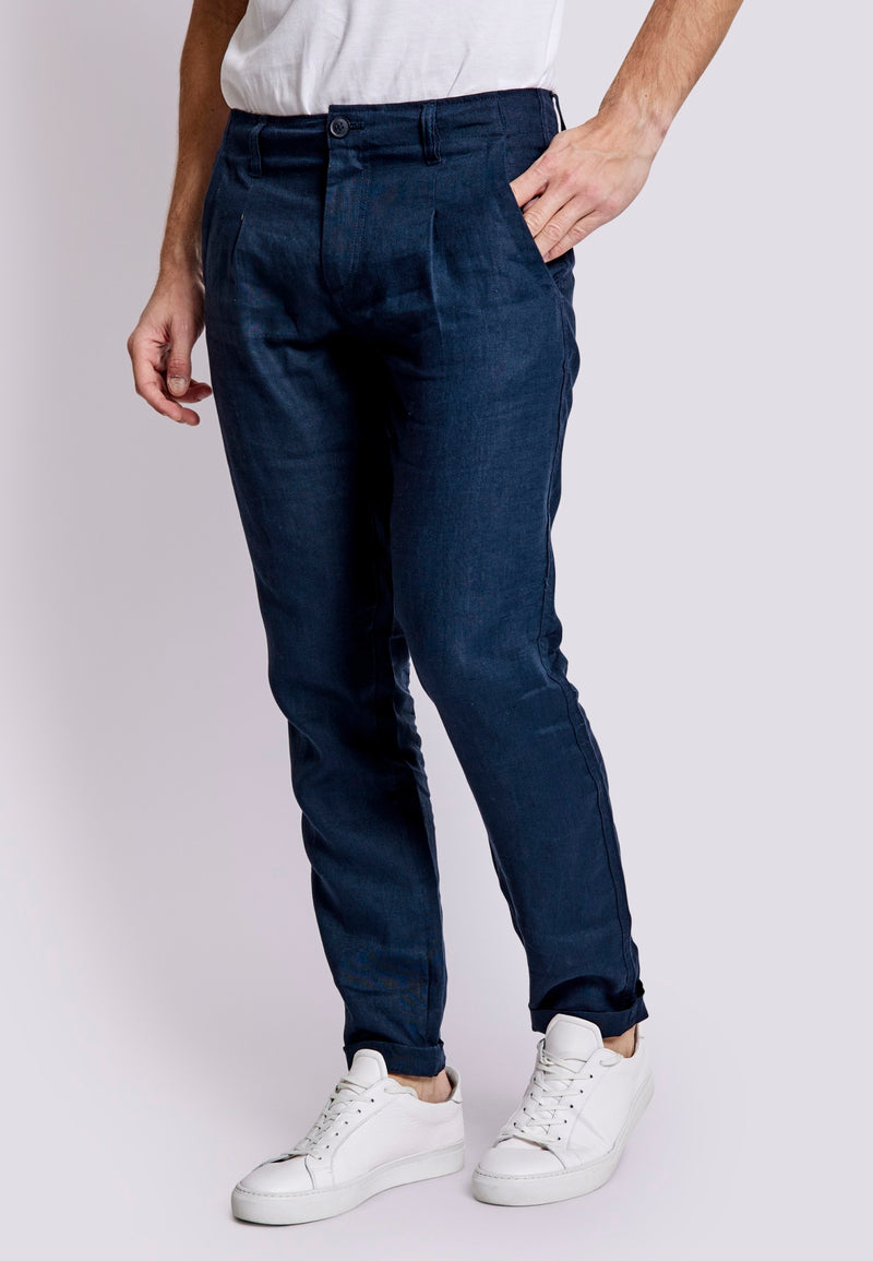 BS Enrique Slim Fit Chinos - Navy