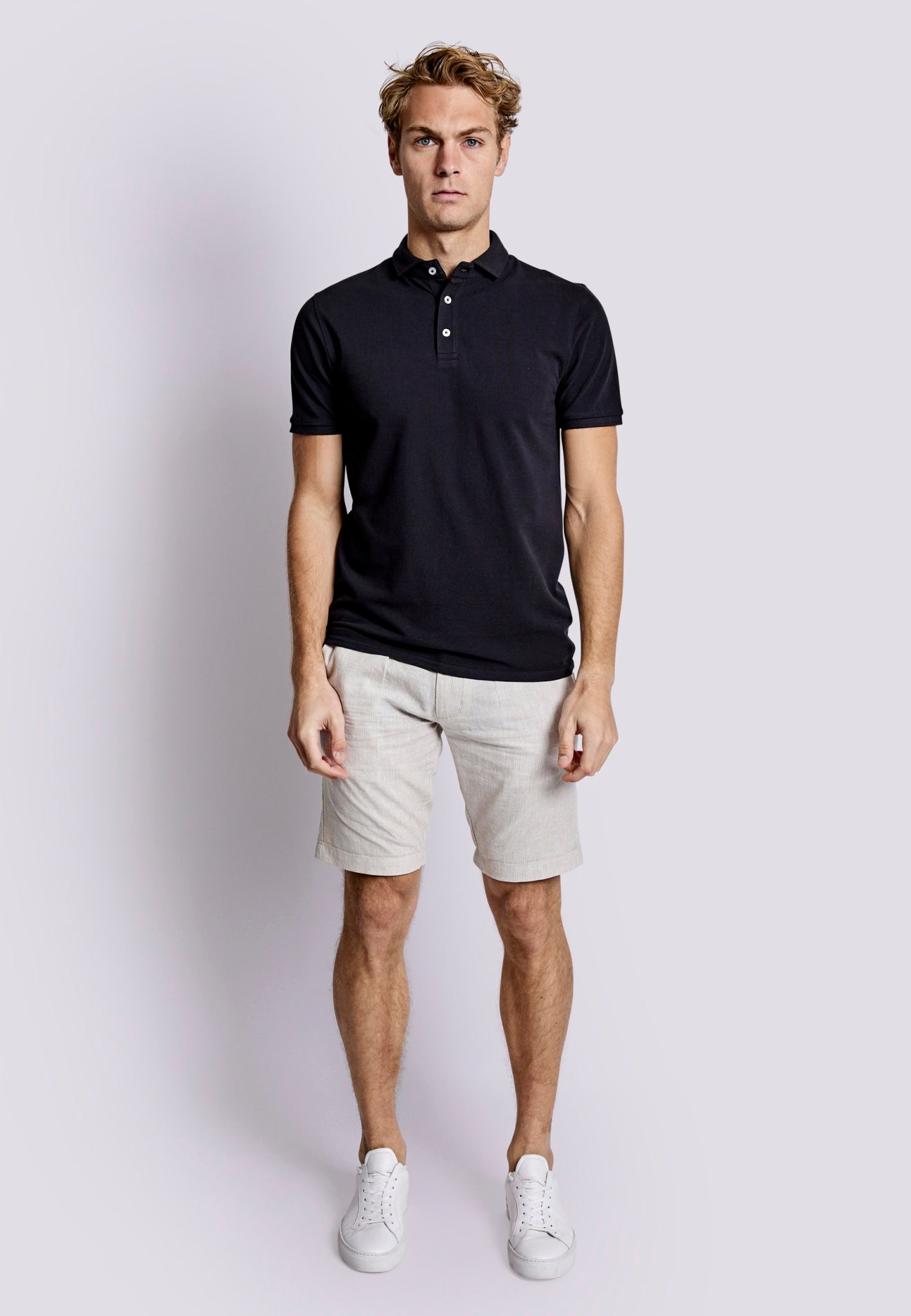 BS Monir Regular Fit Polo Shirt - Black