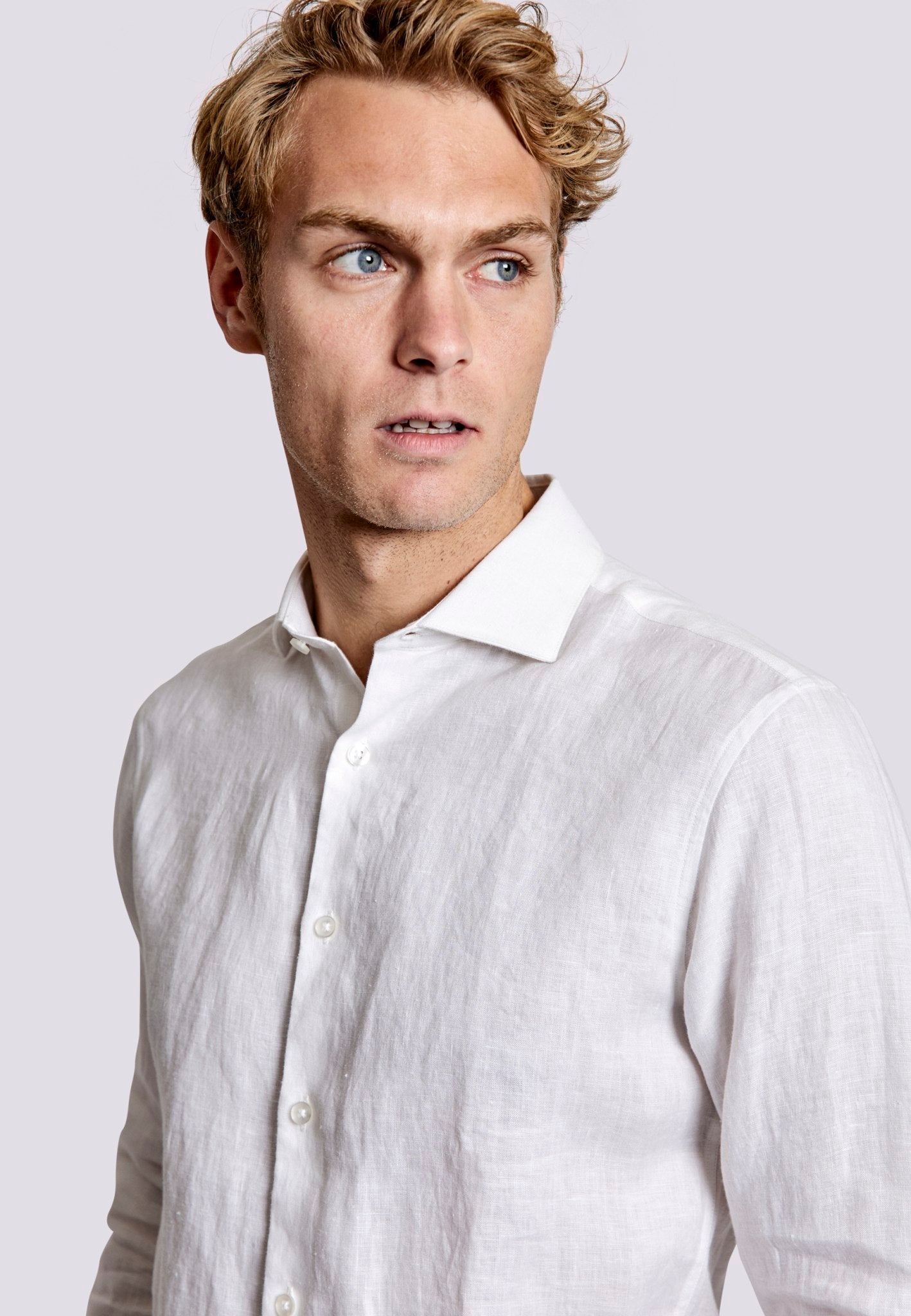 BS Sevilla Casual Slim Fit Skjorte - White