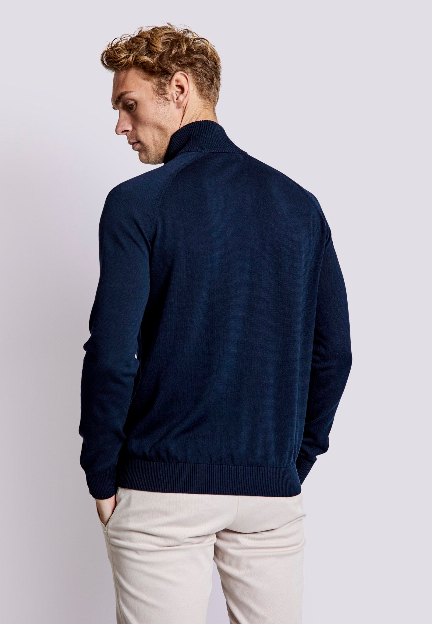 BS Hervey Regular Fit Knitwear - Navy