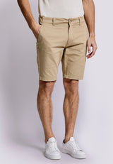 BS Massimo Regular Fit Shorts - Beige