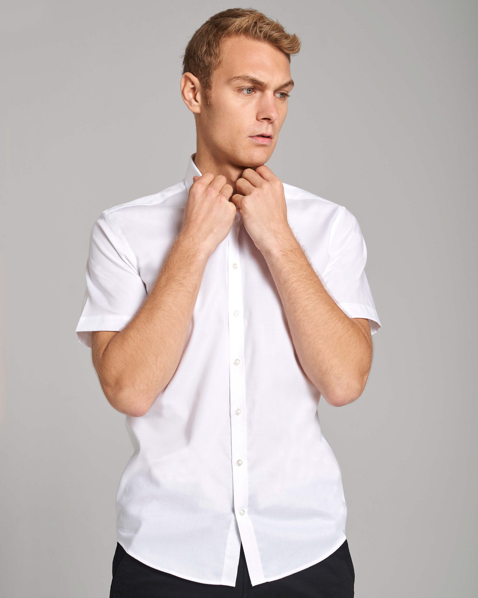 BS Willis Modern Fit Skjorte - White