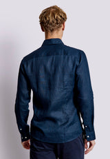 BS Bilbao Casual Modern Fit Skjorte - Navy