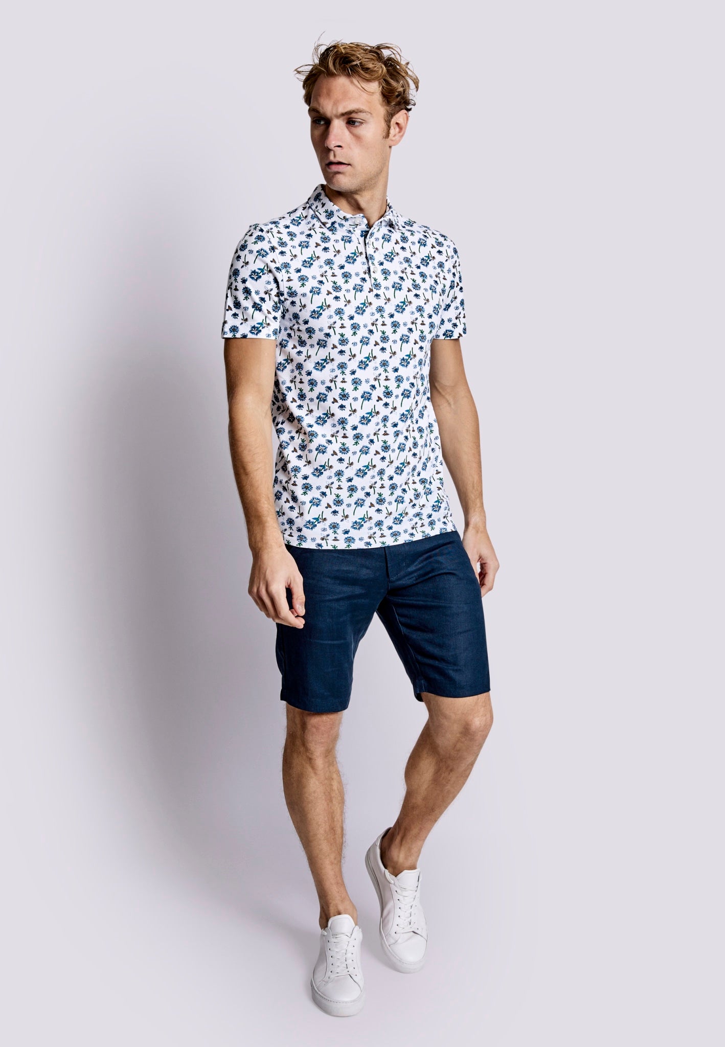 BS Rocky Regular Fit Piké - White