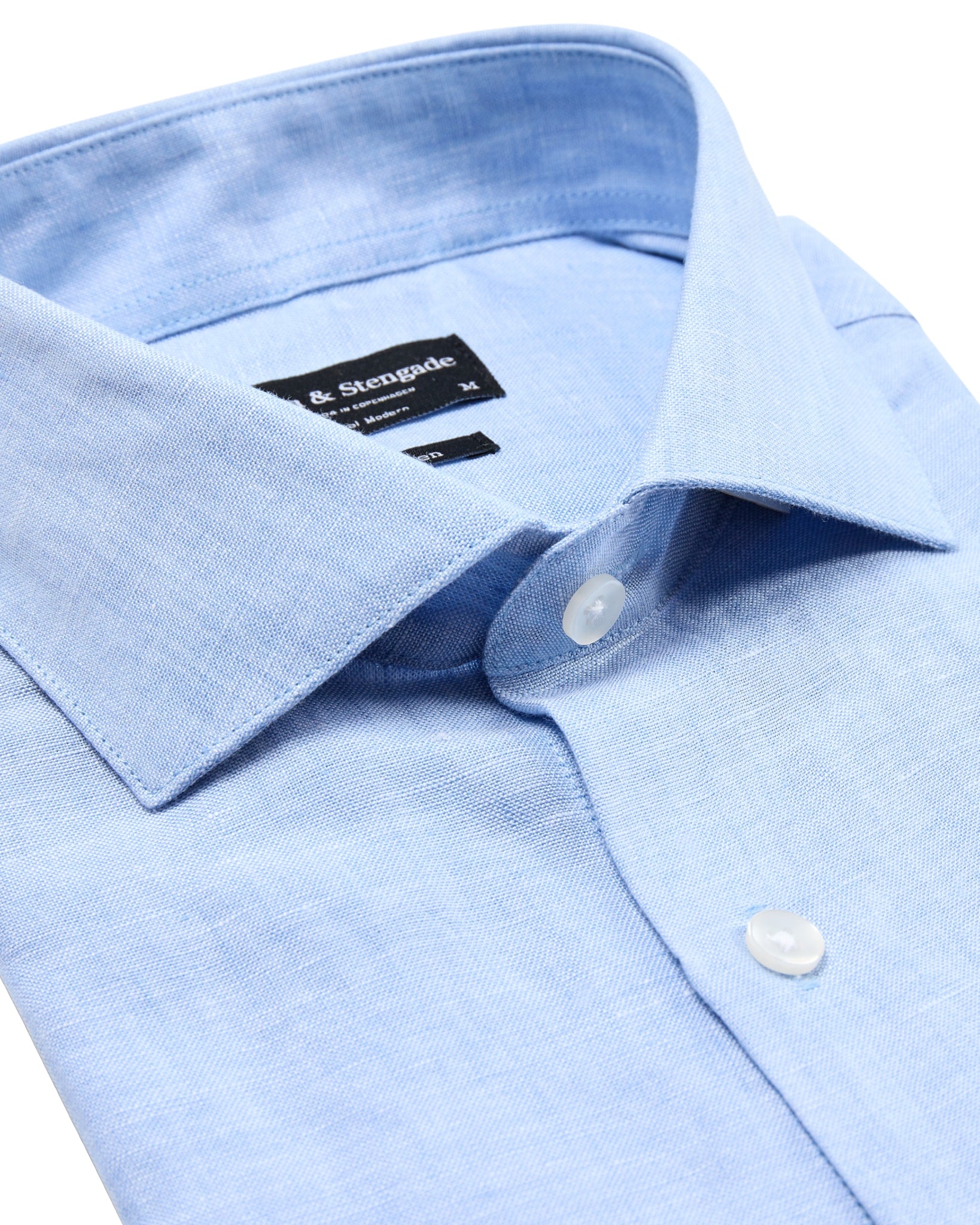 BS Bilbao Casual Modern Fit Skjorte - Light Blue