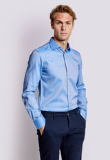 BS McKay Slim Fit Skjorte - Blue