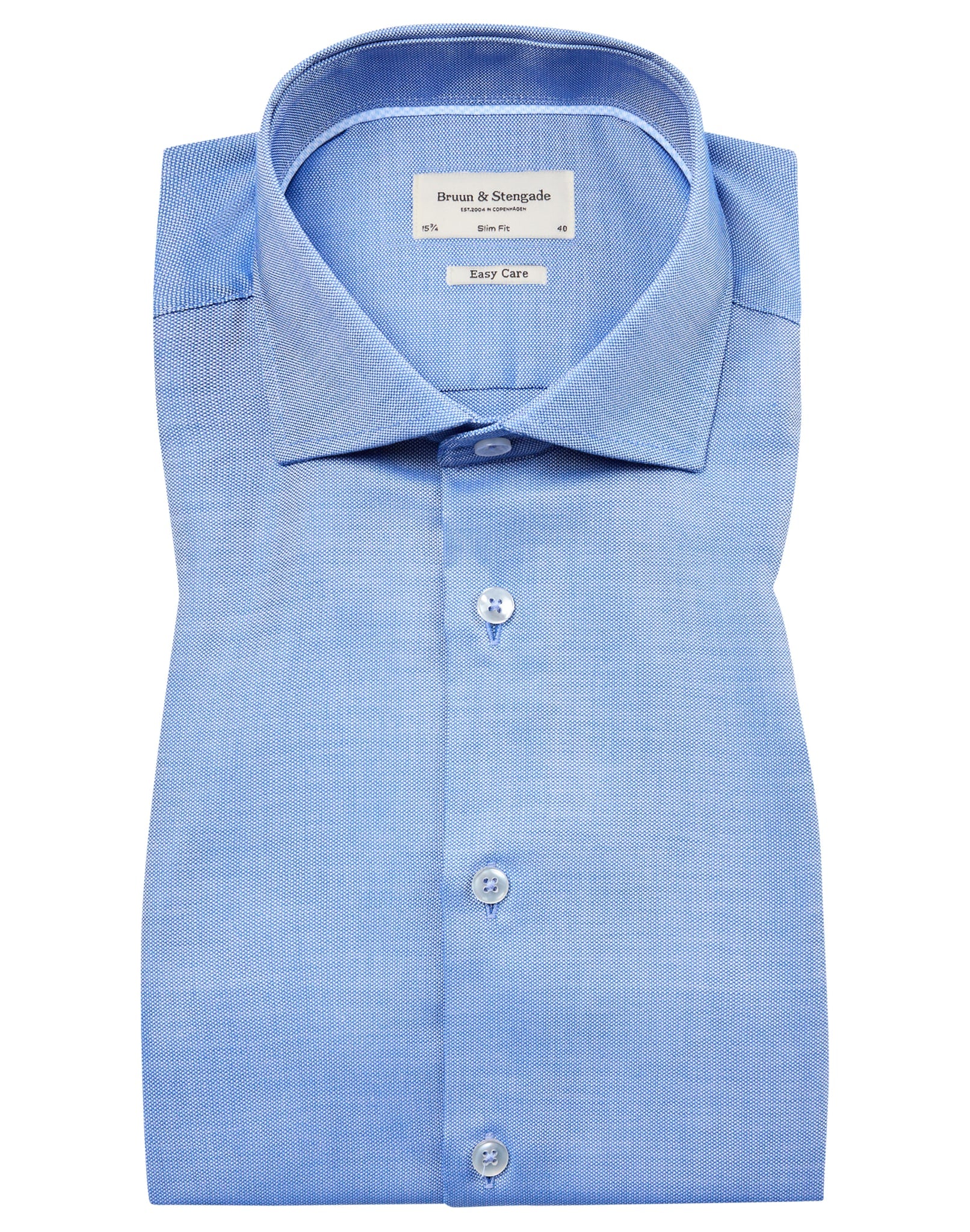 BS McKay Slim Fit Skjorte - Blue