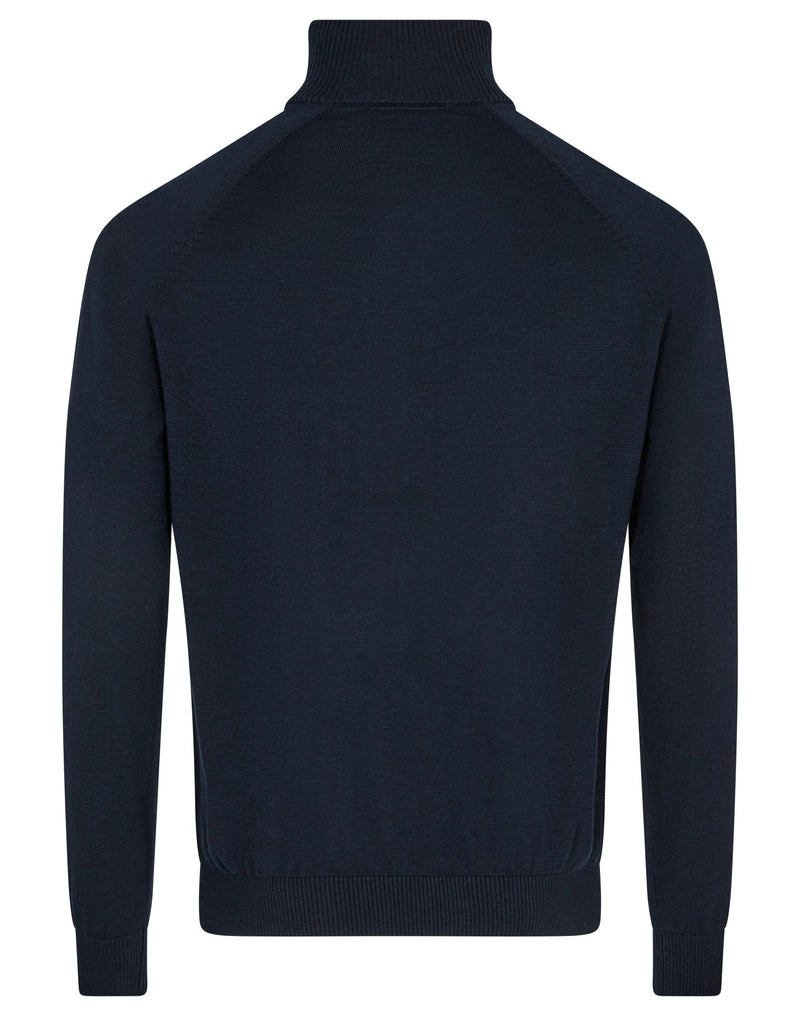 BS Knud Regular Fit Strik - Navy