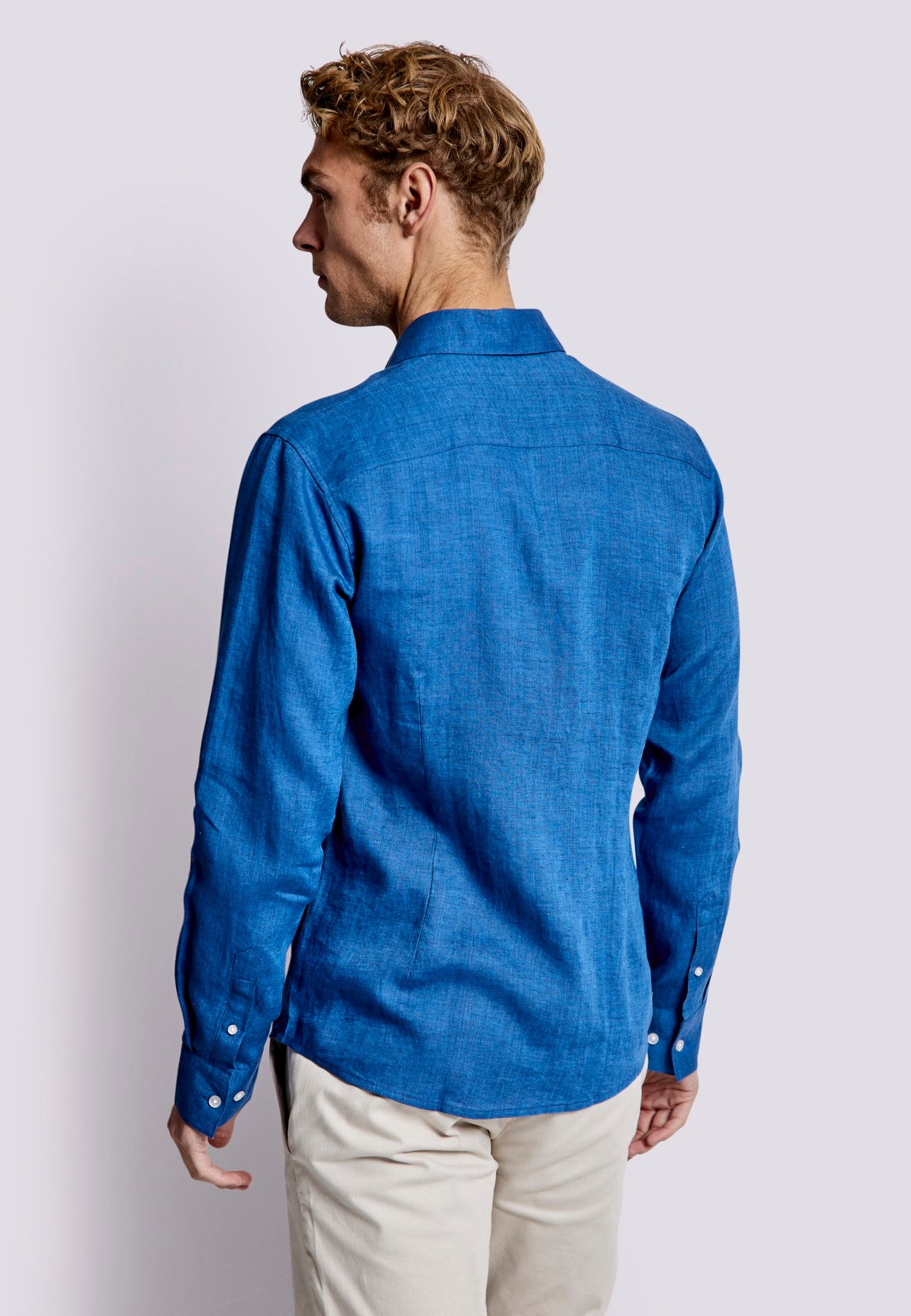 BS Sevilla Casual Slim Fit Skjorte - Blue