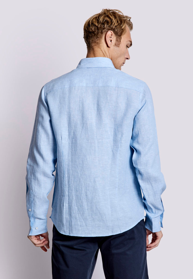 BS Sevilla Casual Slim Fit Skjorte - Light Blue