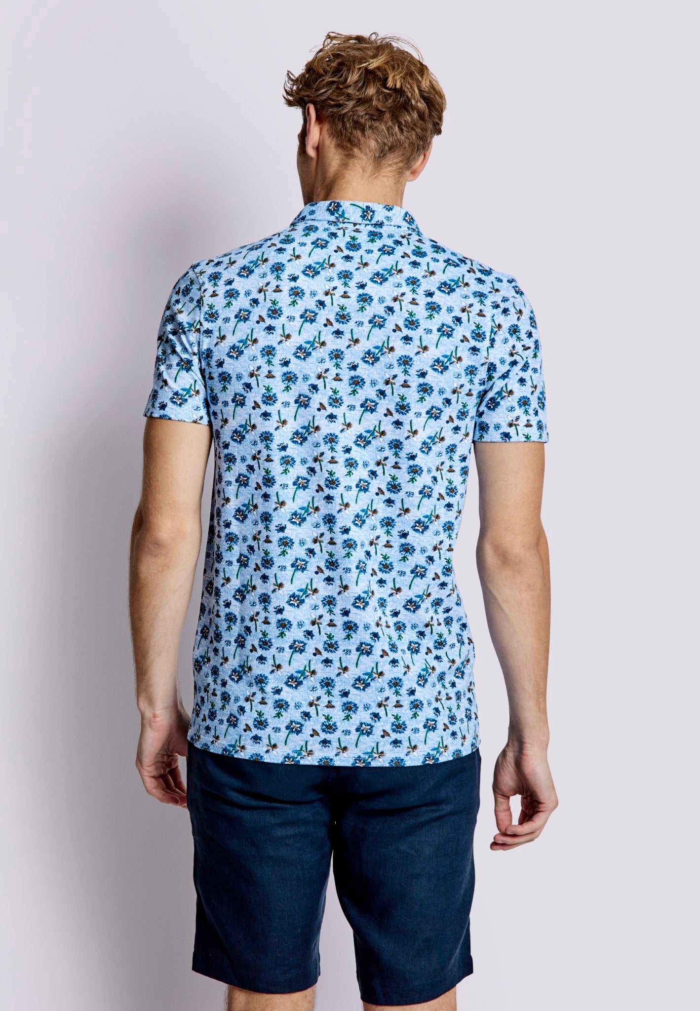 BS Rocky Regular Fit Polo Shirt - Light Blue