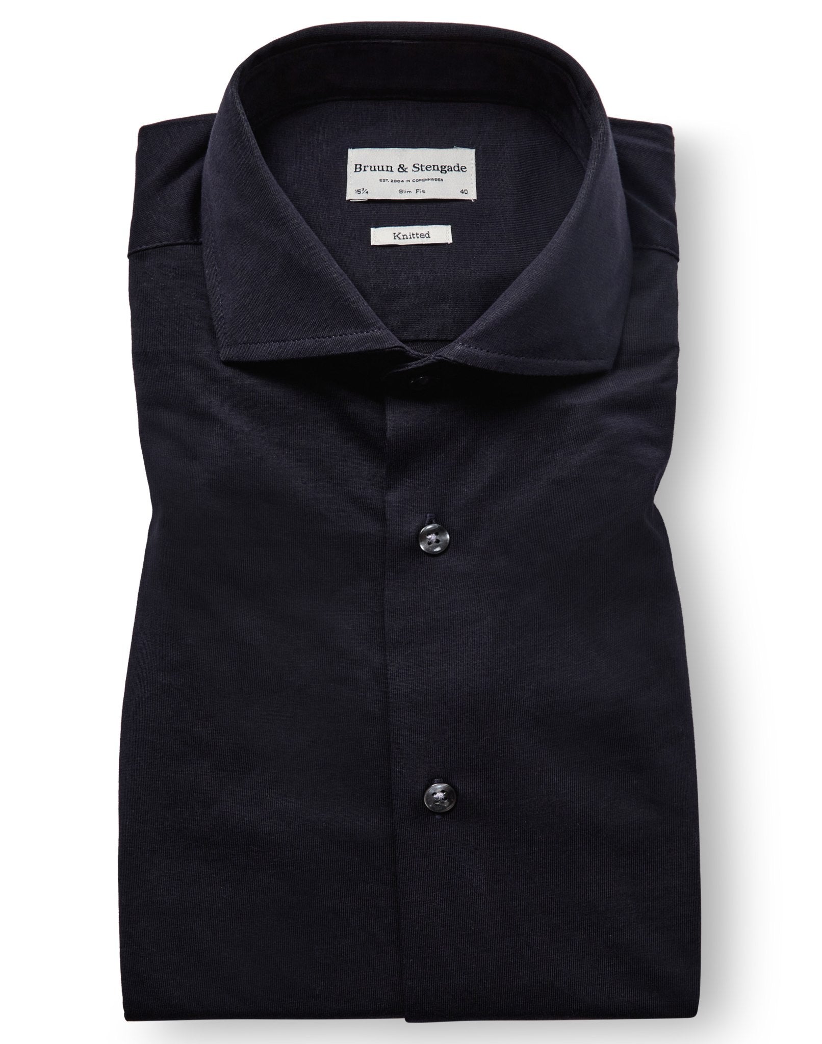 BS Miller Slim Fit Skjorte - Navy