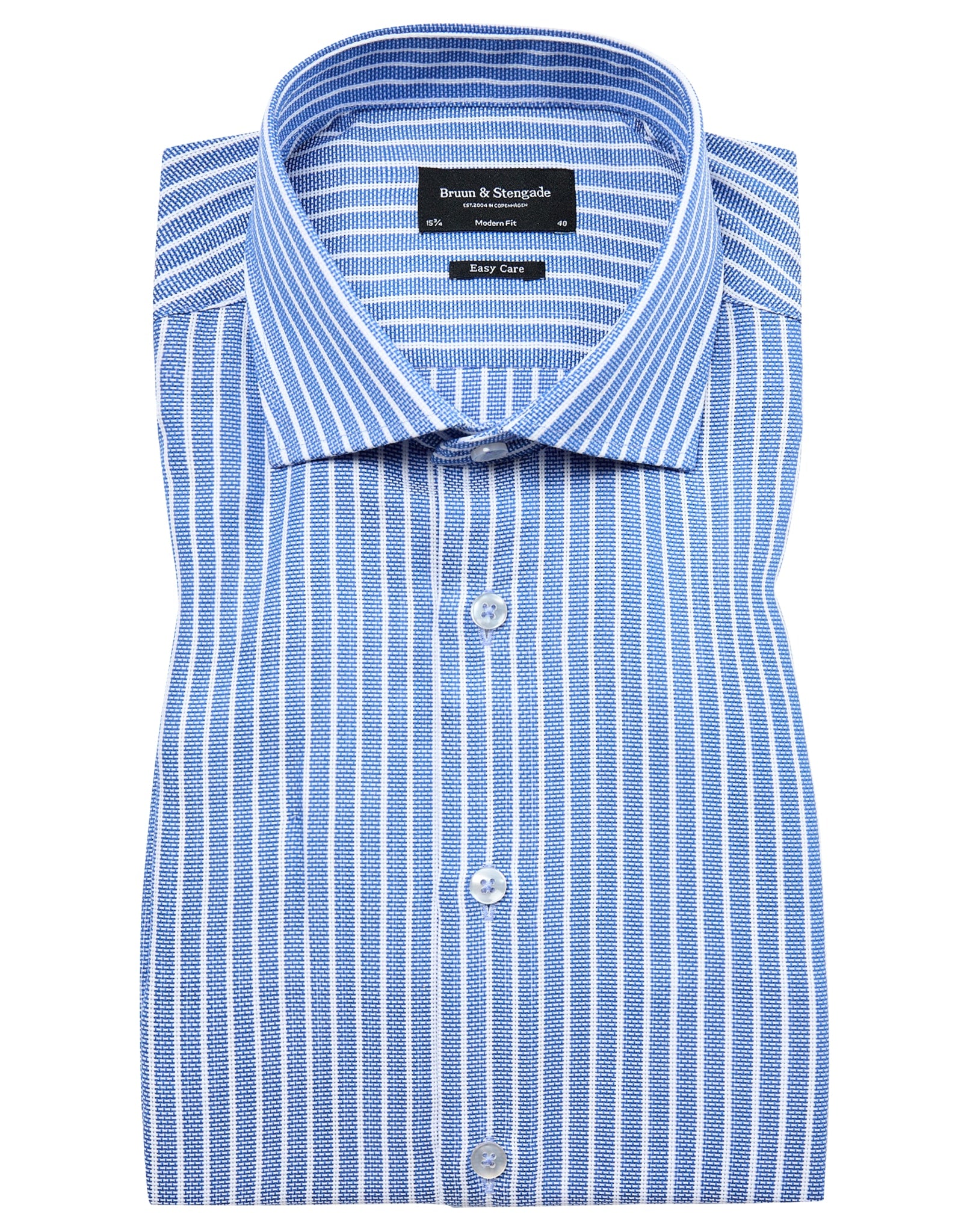 BS Fessor Modern Fit Shirt - Blue/White