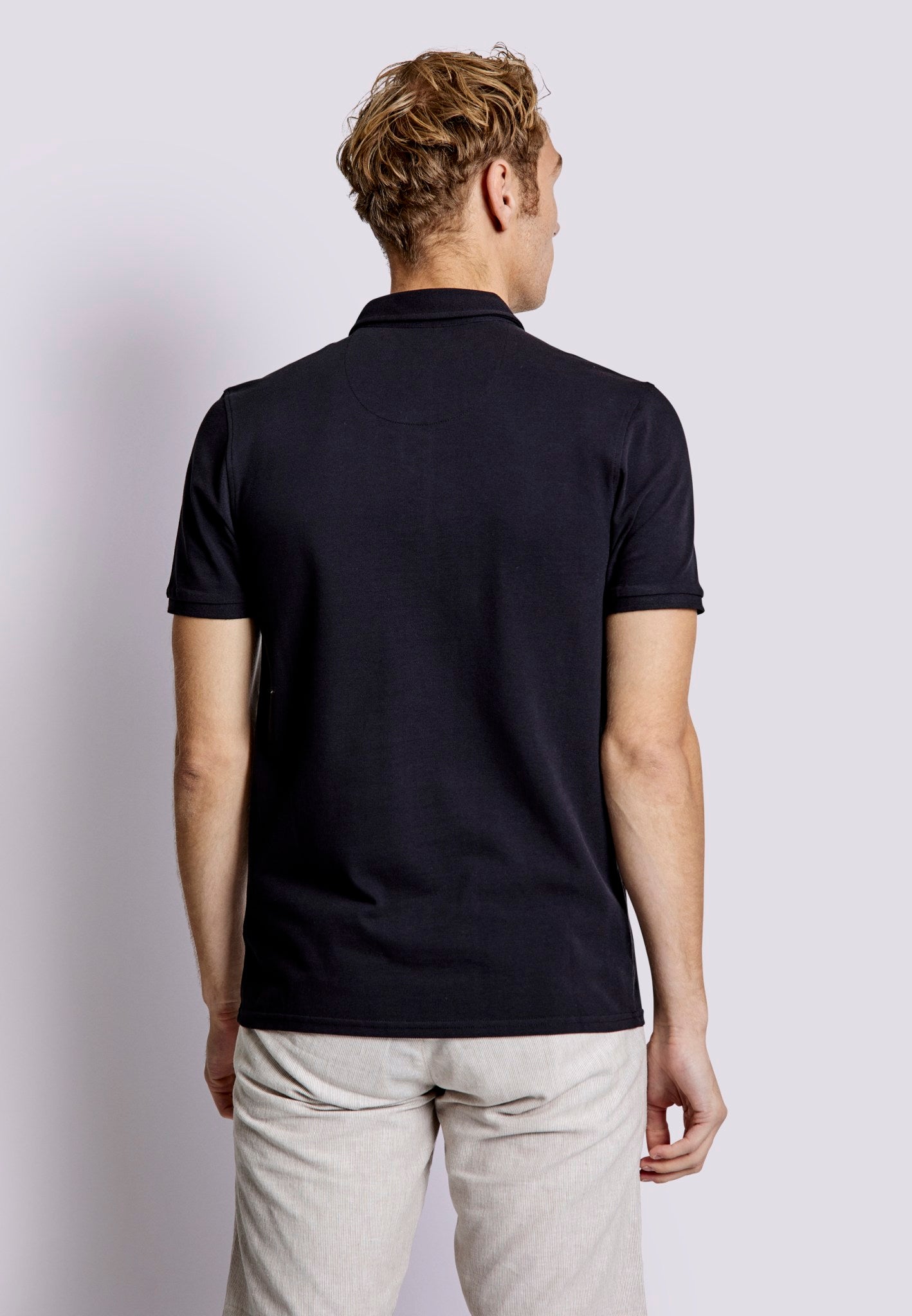 BS Monir Regular Fit Polo Shirt - Black