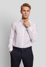 BS Miles Slim Fit Skjorte - White