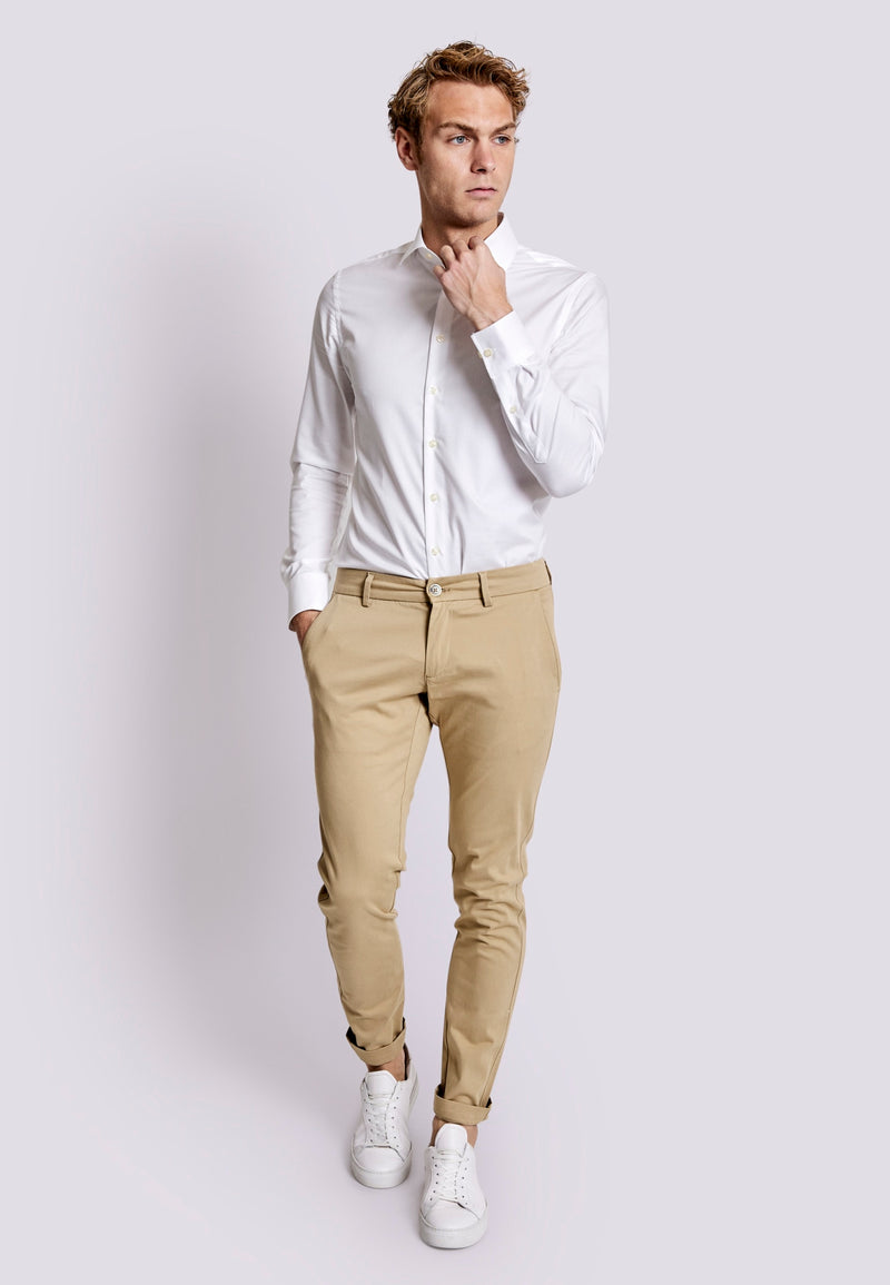 BS Javier Slim Fit Chinos - Beige