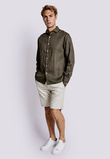 BS Bilbao Casual Modern Fit Skjorte - Army