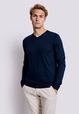 BS Armando Regular Fit Strik - Navy