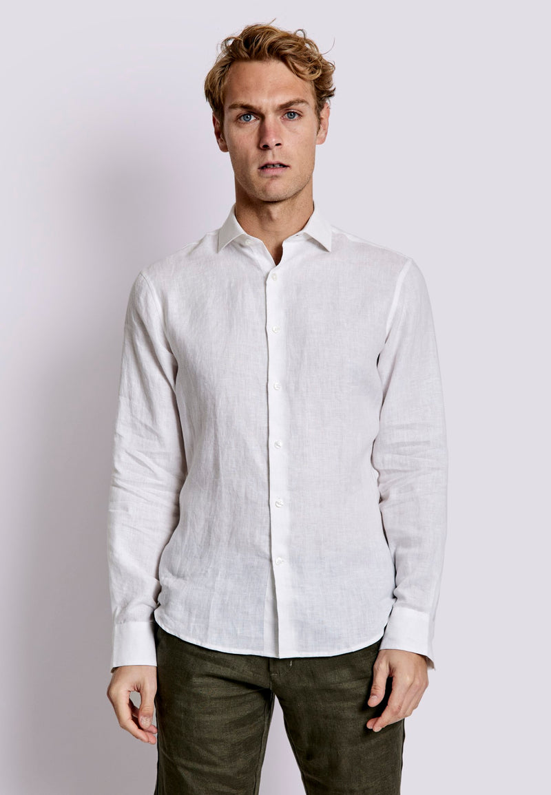 BS Bilbao Casual Modern Fit Skjorte - White