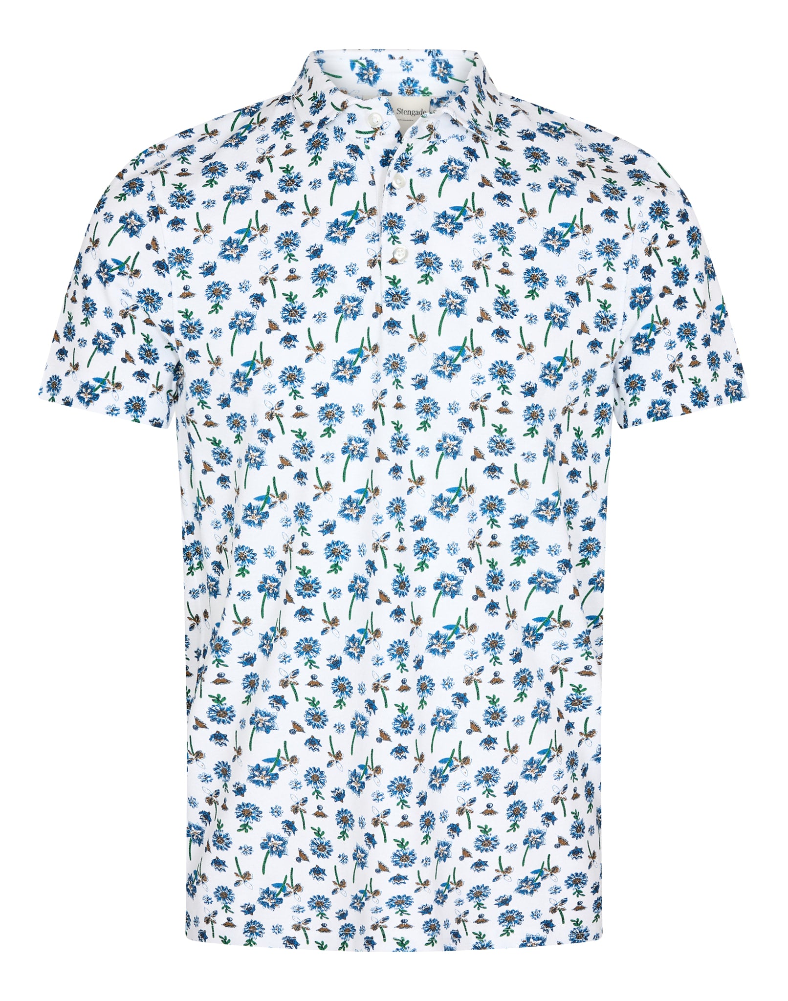 BS Rocky Regular Fit Polo - White