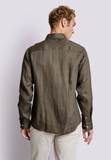 BS Bilbao Casual Modern Fit Skjorte - Army