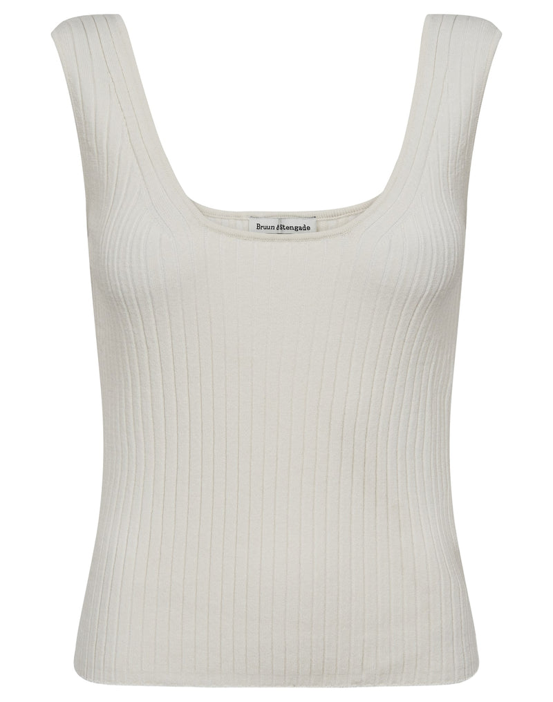 BS Mathilde Regular Fit Top - Off White