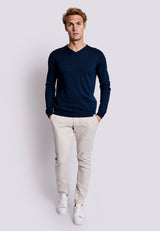 BS Armando Regular Fit Strik - Navy