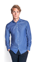 BS Beech Modern Fit Skjorte - Dark Blue