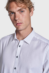 BS Pat Modern Fit Skjorte - White