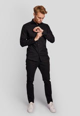 BS Miles Slim Fit Skjorte - Black