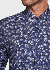 BS Karl Modern Fit Skjorte - Dark Blue