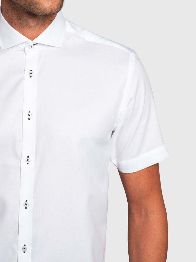 BS Bengala Modern Fit Skjorte - White