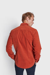 BS Assan Casual Slim Fit Skjorte - Orange