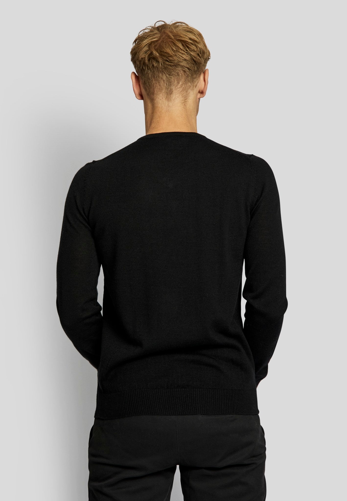 BS Uranus regular fit Strik - Black